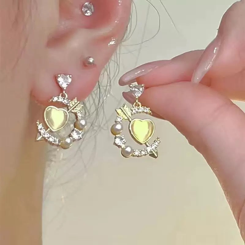 Women's Flower Zircon For Design Fashionable Temperamental Without Rings