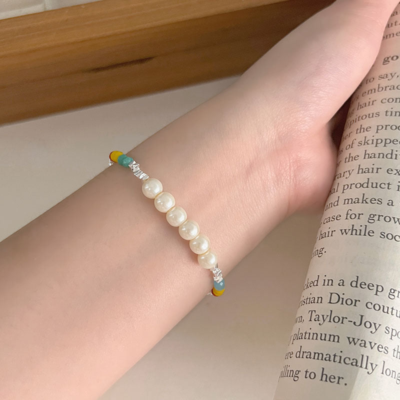 Women's Pearl Brace Lace Light Luxury High-grade Bracelet