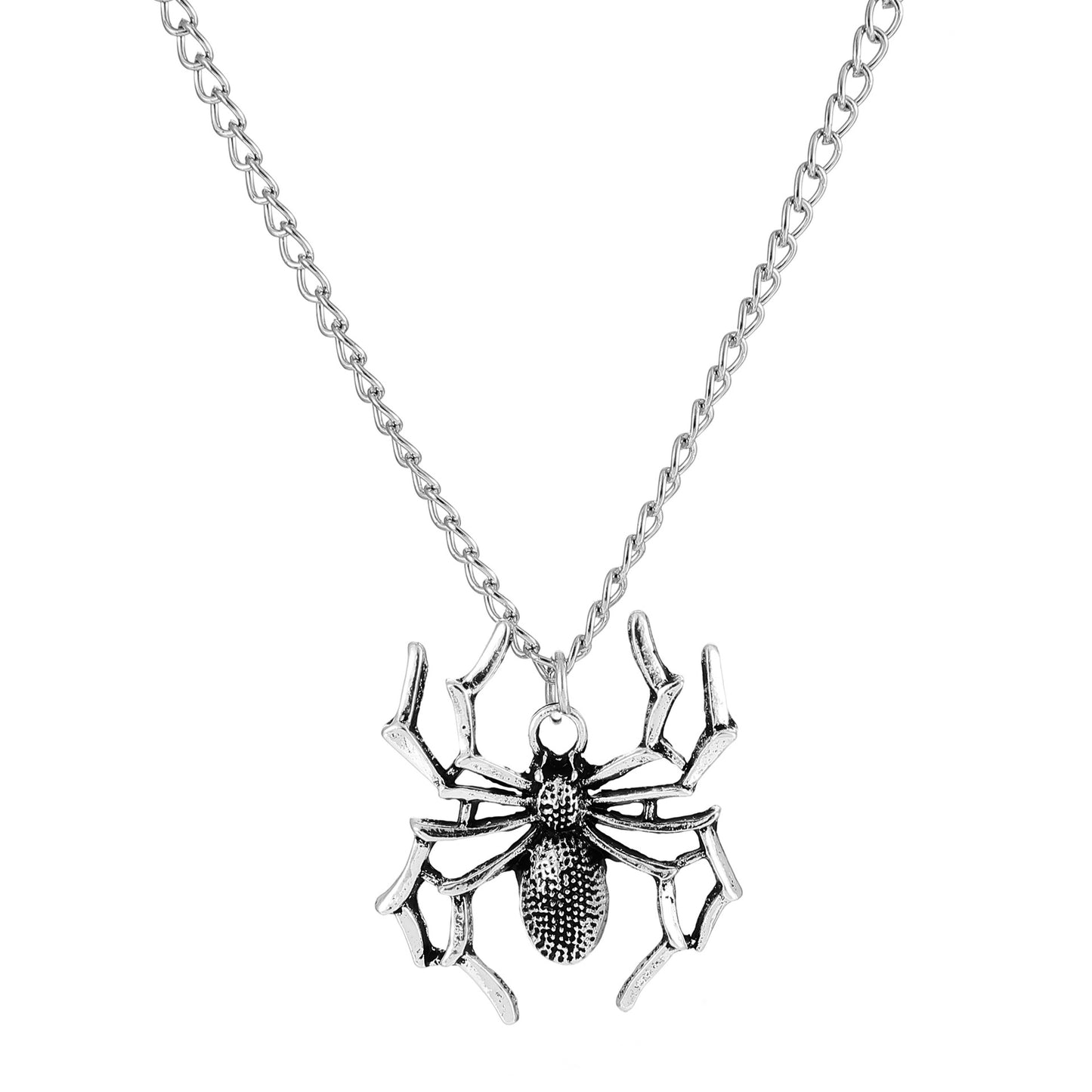 Spider Pendant Street Shot Punk Three-dimensional Necklaces