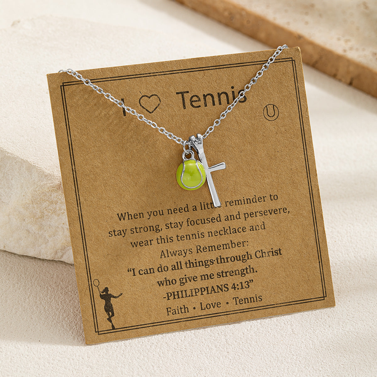 Sports Style Card Alloy Love Cross Basketball Necklaces