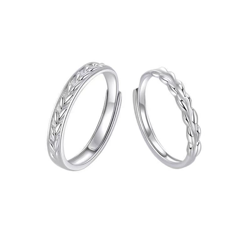 Rispenpaar Sterling Silber Damen Design Ringe