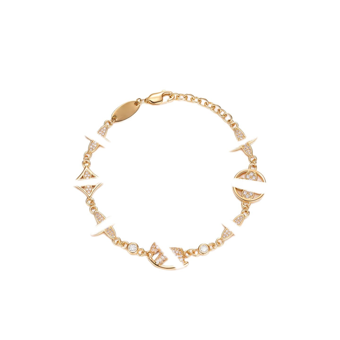 Life Four Leaves Starry V Word Affordable Luxury Bracelet