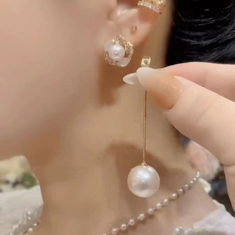 Needle One Style For Long Flower Tassel Earrings