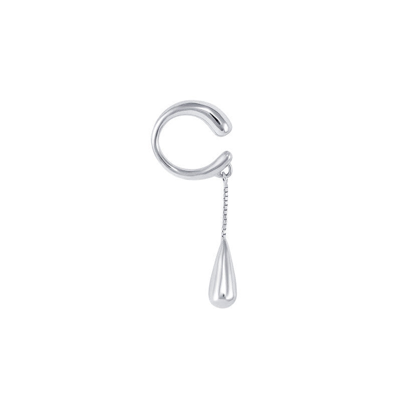 Temperamental Cold Style Simple Versatile Personality Tassel Water Drop Pendants