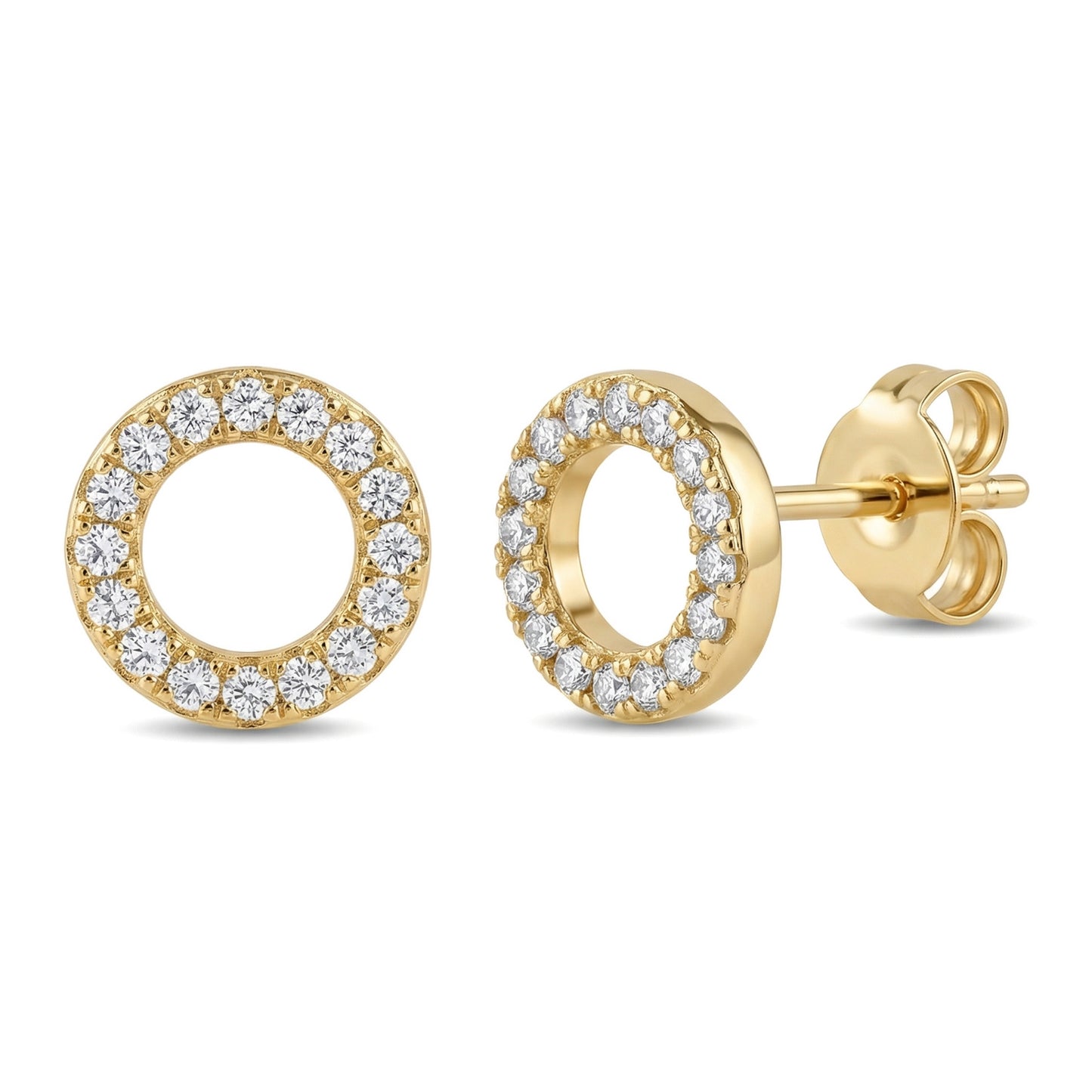 Women's & Men's Material Finely Inlaid Niche High Sense Basic Stud Earrings