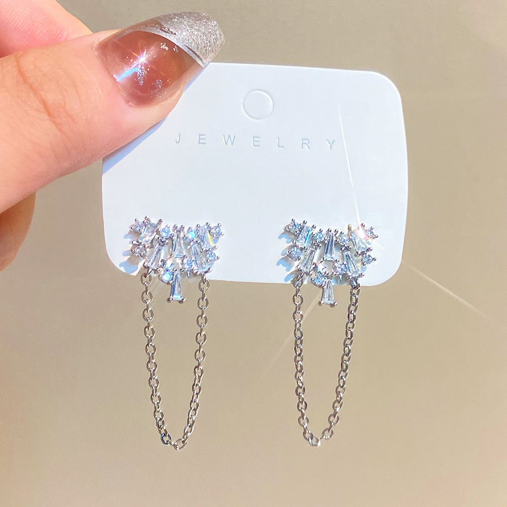 Women's Long Fringe Fashionable High-grade Design Sense Exaggerating Unique Earrings