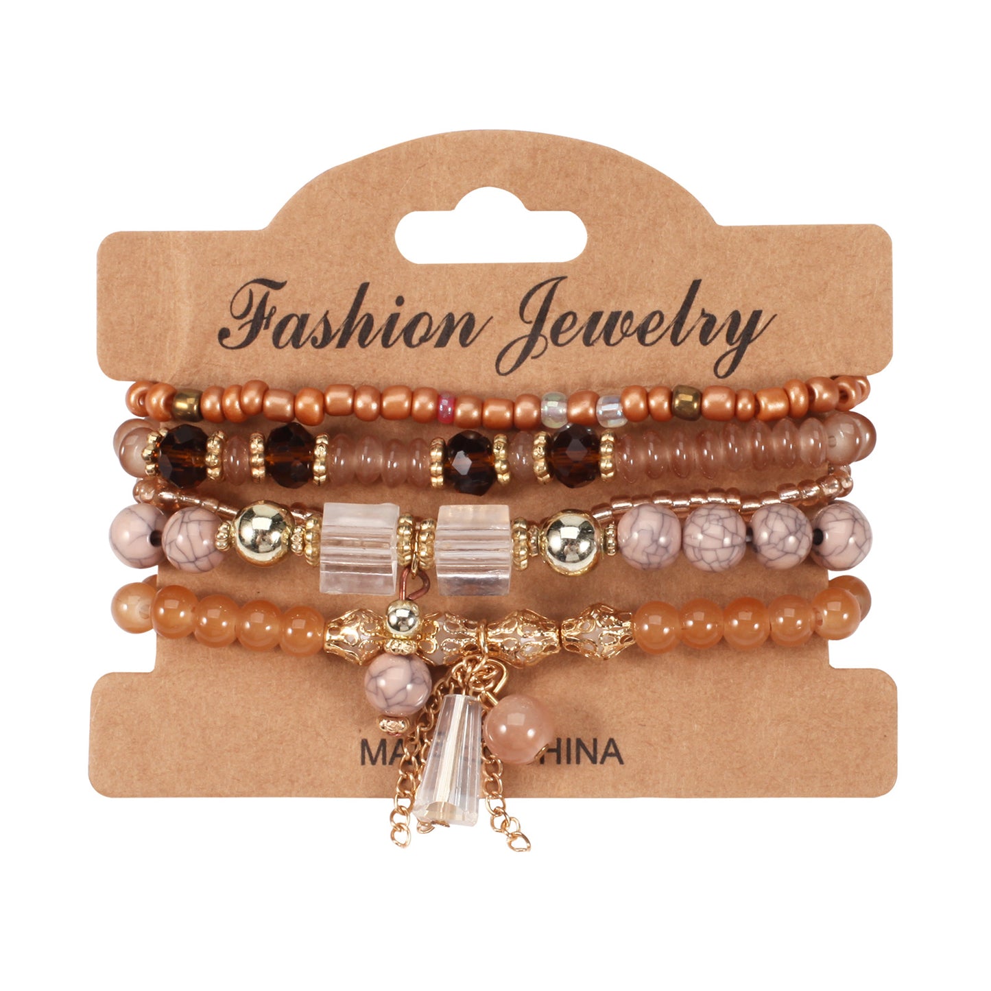 Fashion Creative Unique Bohemian Crystal Stretch Bracelets