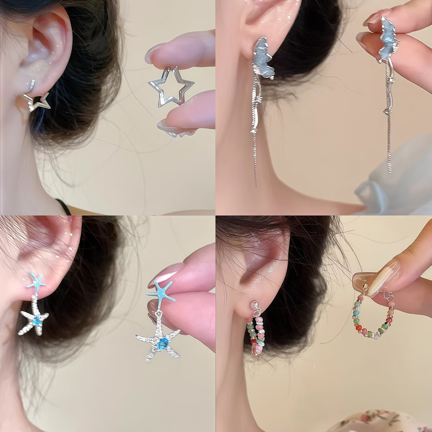 Women's Zircon Cube Sugar Exquisite Niche Design Stud Earrings