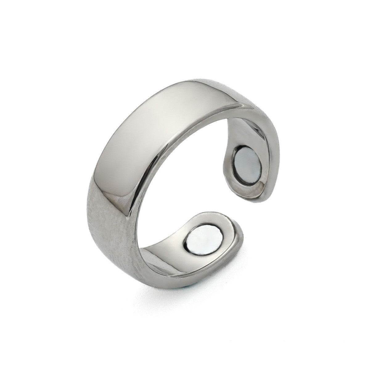 Magnet Couple Alloy Rose Gold Creative Electroplated Rings