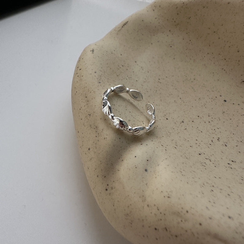 Sterling Sier Korean Style Niche Design Rings