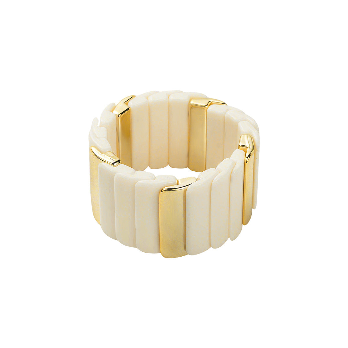 Fashion Exaggerated Geometry Irregular Resin Beaded Bracelet