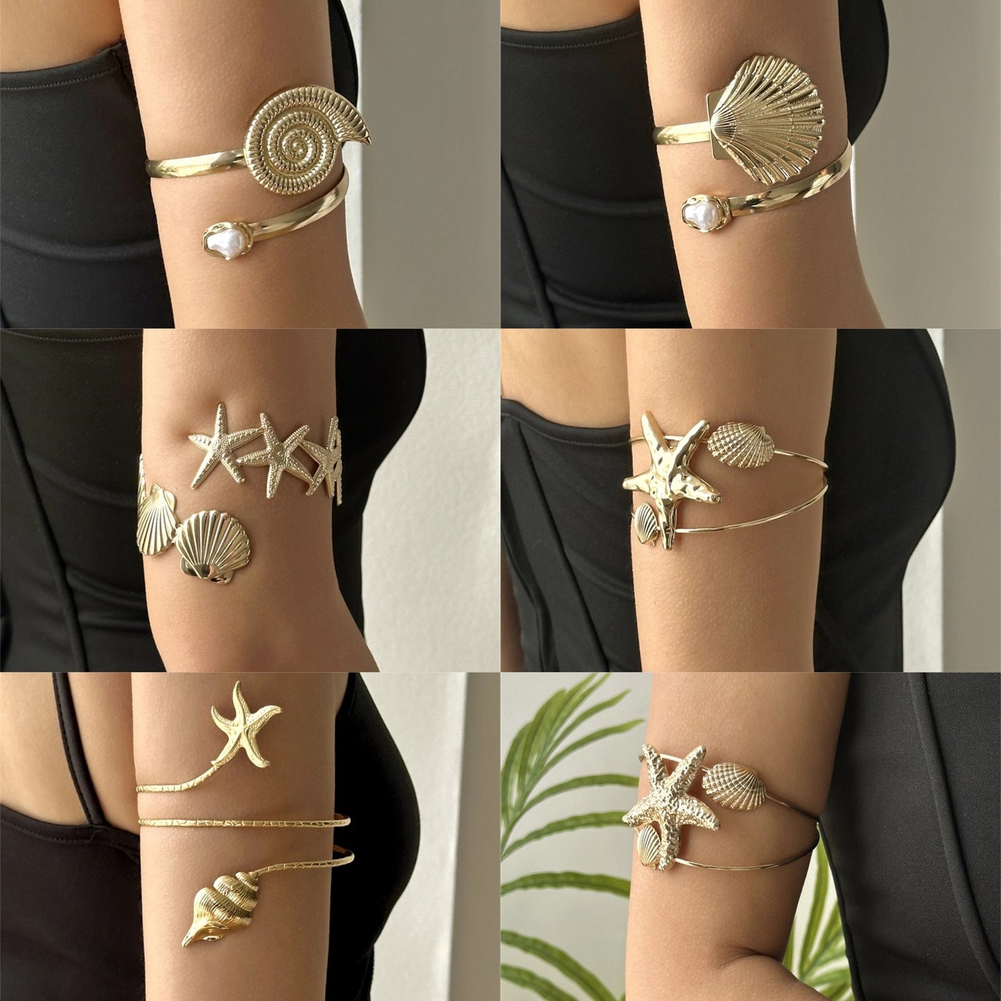 Armband Starfish Shell Fashion Design Personality Style Bracelets