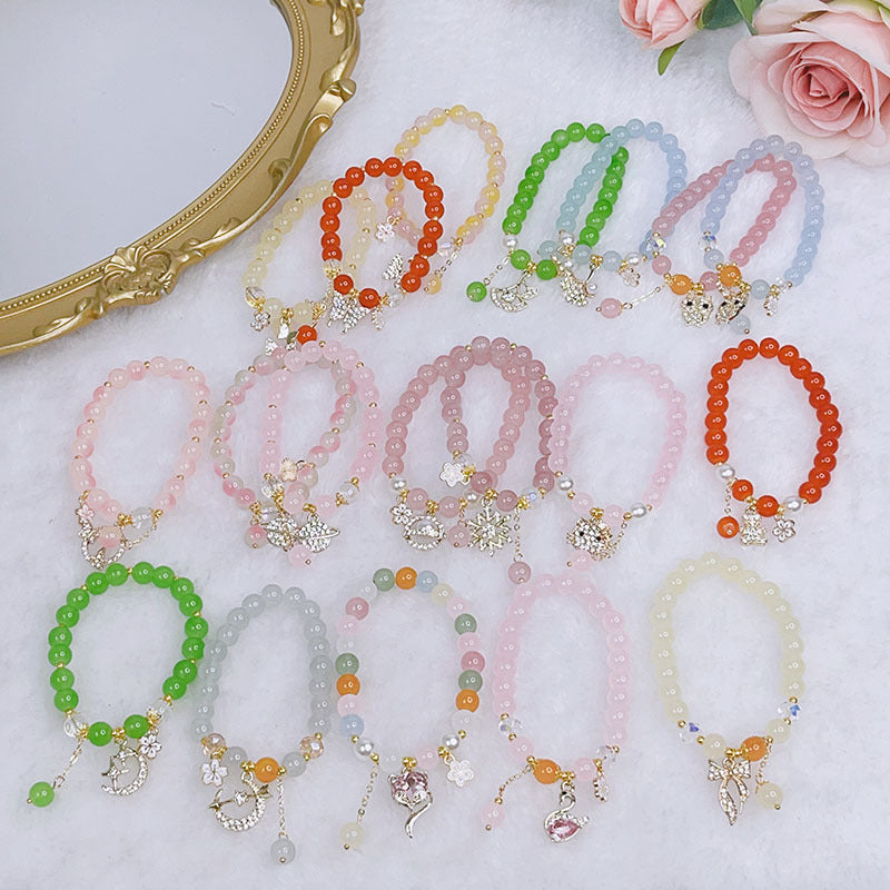 Female Simple Cute Beaded Stall Stationery Bracelets