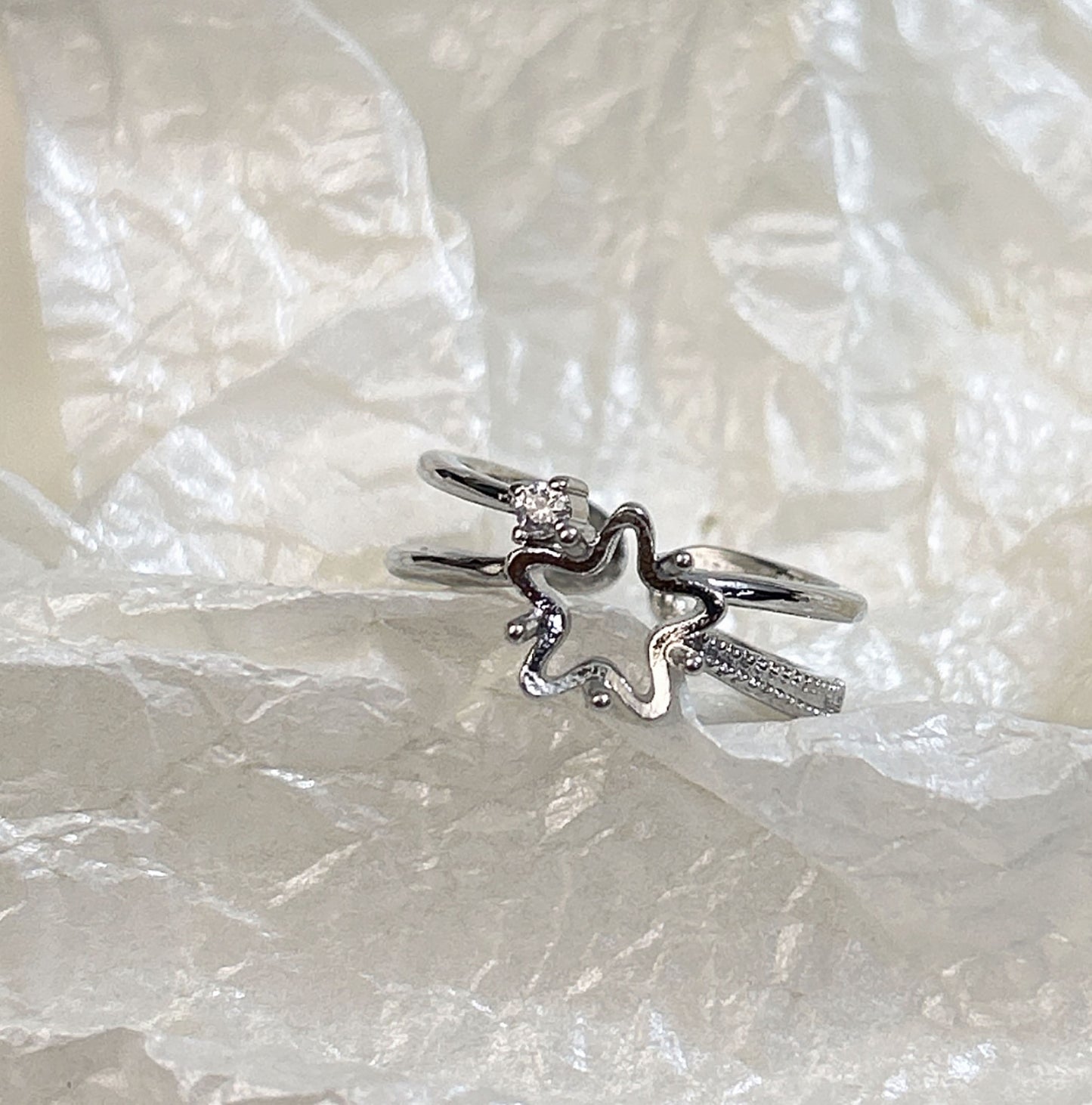 Setting Opening Adjustable Various Sizes Big Diamond Rings