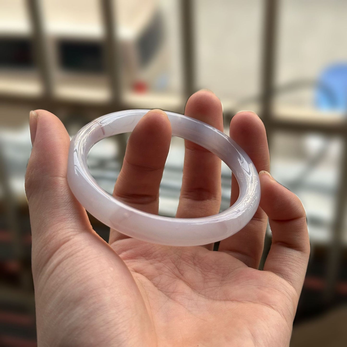 Rock Jade Bangle Round Bar Imperial Concubine Live Bracelet