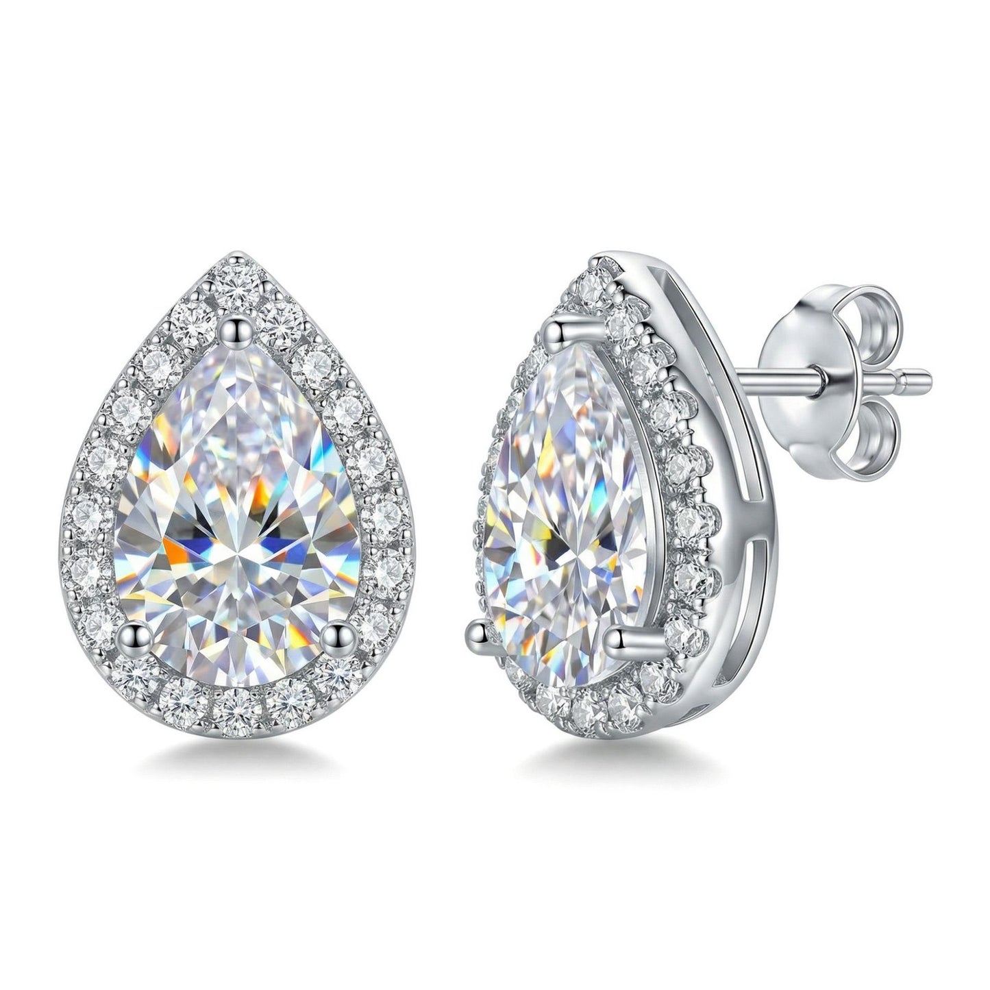 Women's & Men's Material Finely Inlaid Niche High Sense Basic Stud Earrings