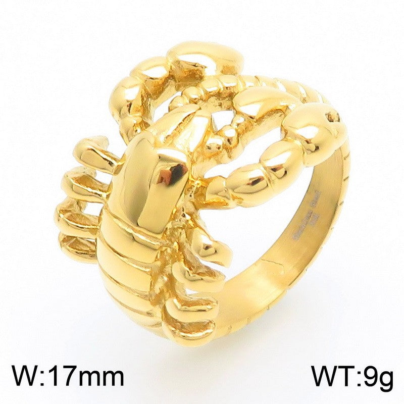 Men's Steel Hip Hop Style Cool Titanium Jewelry Set