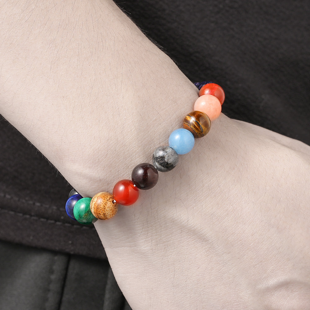 Eight Planets Blue San Starry Sky Bracelets