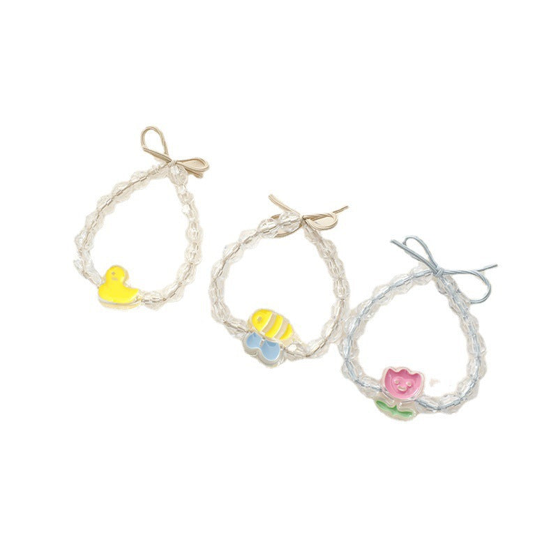 Bande mignonne pour cravate à haute élasticité, bracelets