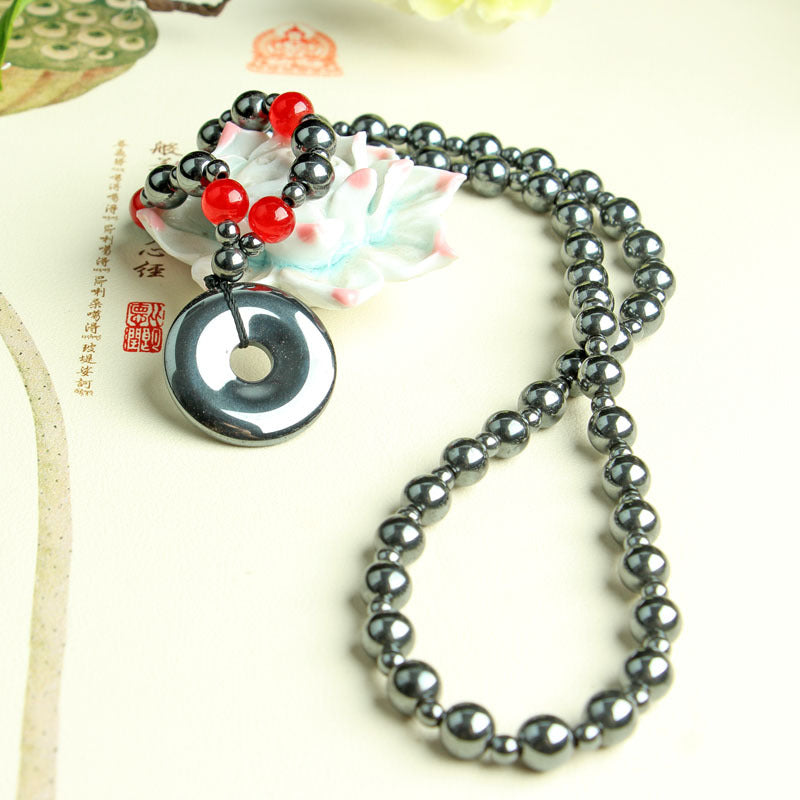 Versatile Glamorous Magnet Sweater Chain Hematite Bracelet
