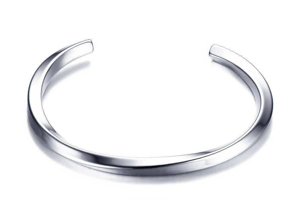 Titanium Steel Twist Open-end Stainless Mobius Fashion Ladies Bracelets