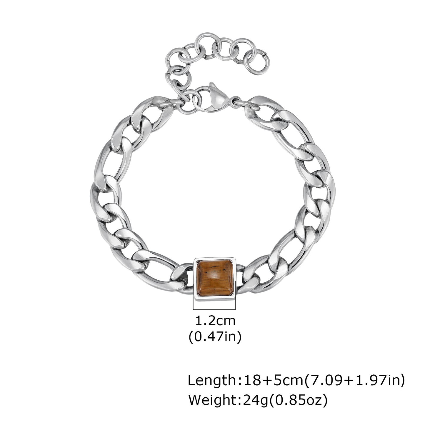 Men's Steel Hip Hop Fashion Three To Bracelets
