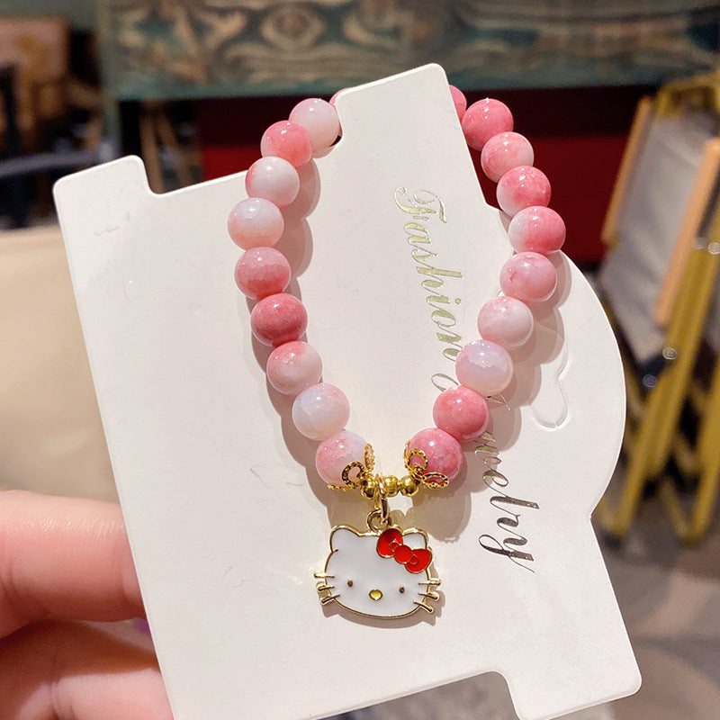 Clow en mélamine pour femmes, cadeau mignon en céramique pour bracelets