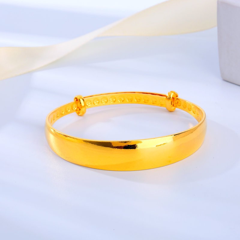 Dragon Phoenix Starry Simulation Golden Smooth Push-pull Bracelet
