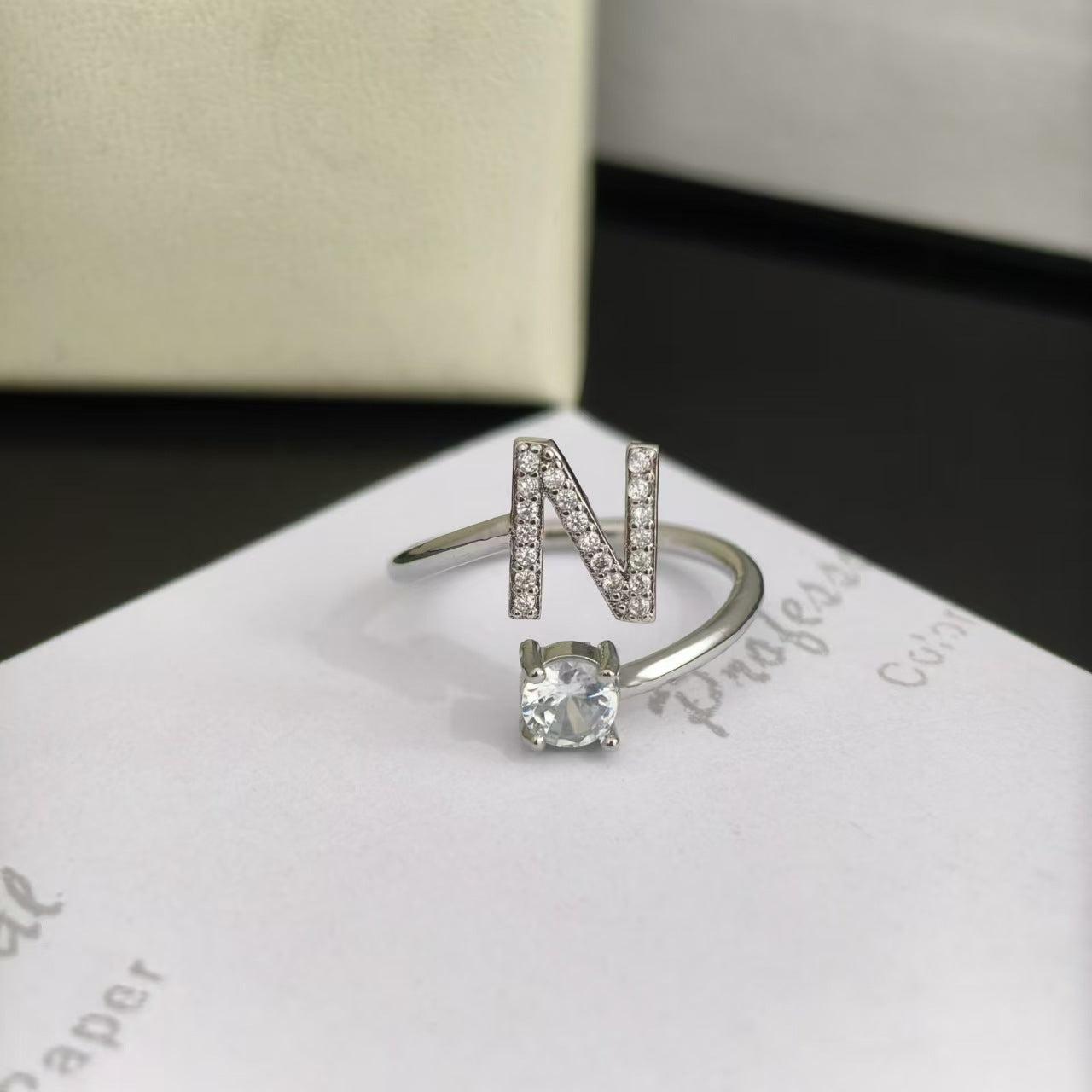 Open Female Your Name My Last English Personality Ring