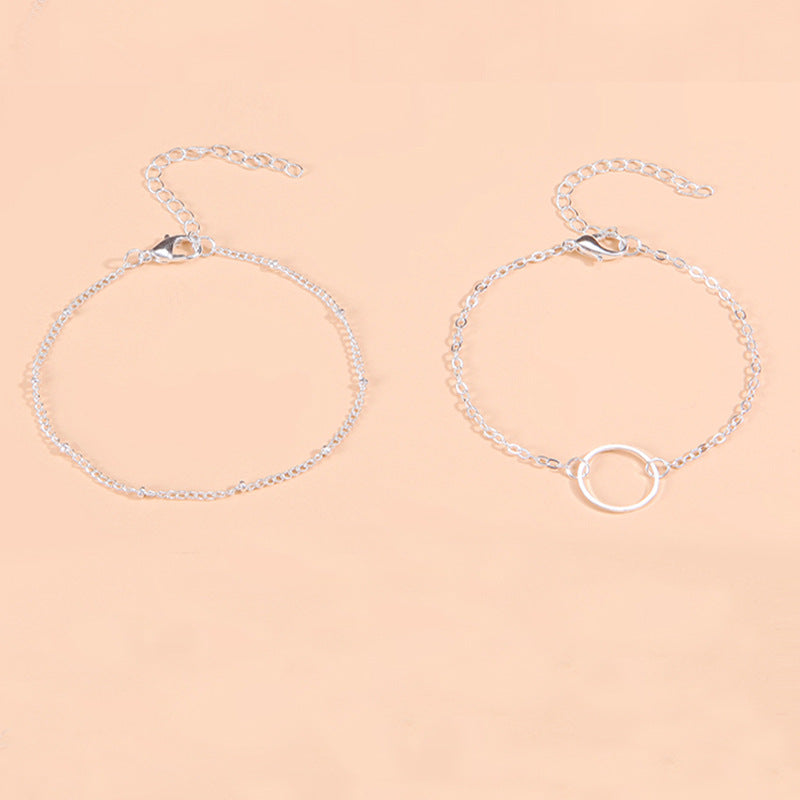 Ensemble de bijoux géométriques pour femmes, ornement à la mode, Simple, Bracelets