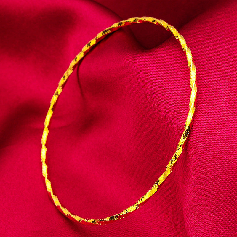 Women's Placer Gold Touch Fine Style Thunder Bracelet