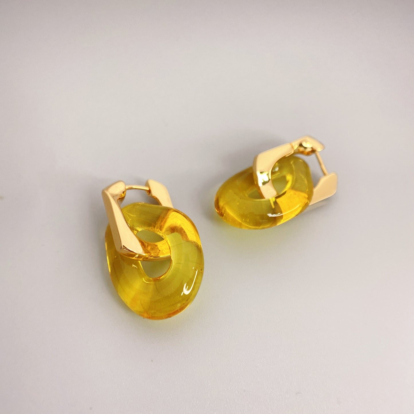 Fashion Detachable Personalized Female Irregular With Colored Earrings
