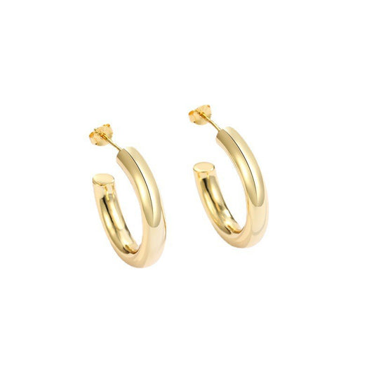 Light Luxury Commute Style Fashion Advanced Design Type Hollow Earrings
