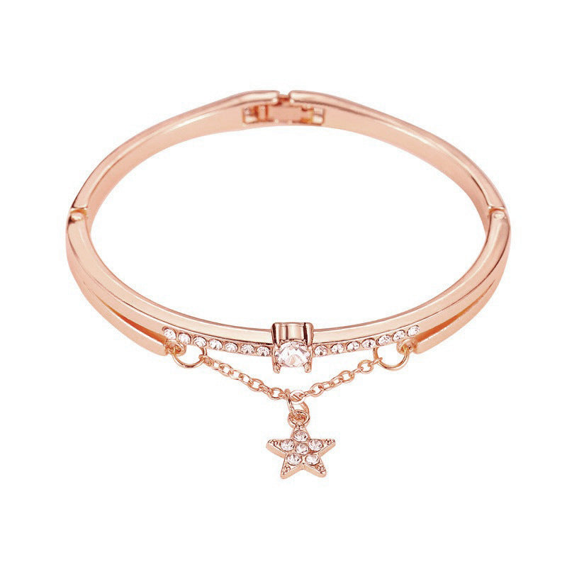 Stall Night Market Zircon Diamond Alloy Bracelets