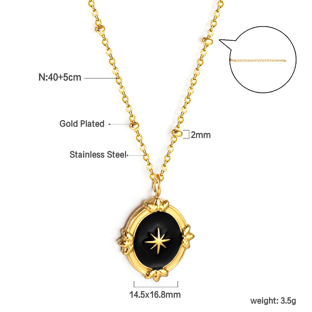 French Entry Lux Elegant Clavicle Chain Necklace