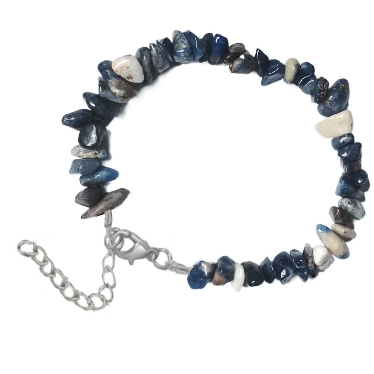 Natural Crystal Agate Gravel Stone Irregular Bracelets