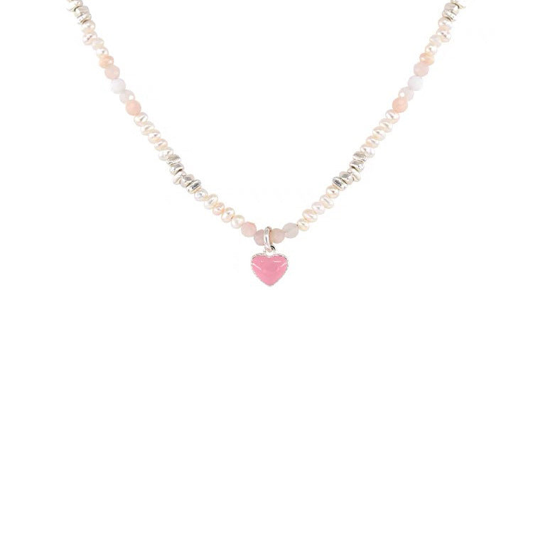 Women's Dripping Love Pearl For Simple Personalized Graceful Necklaces