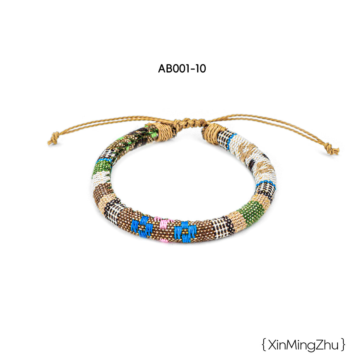 Bohemian Ethnic Style Colored Friendship Fabric Bracelets