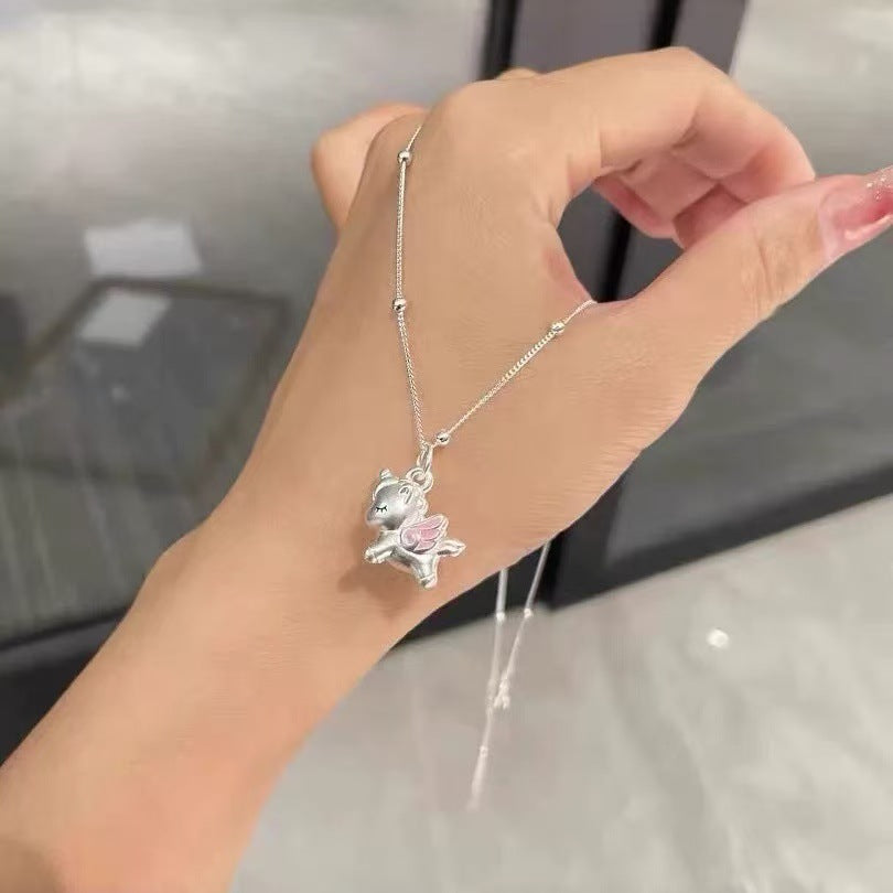 Children's Unicorn Cute Clavicle Chain Chinese Zodiac Horse Birthday Necklace