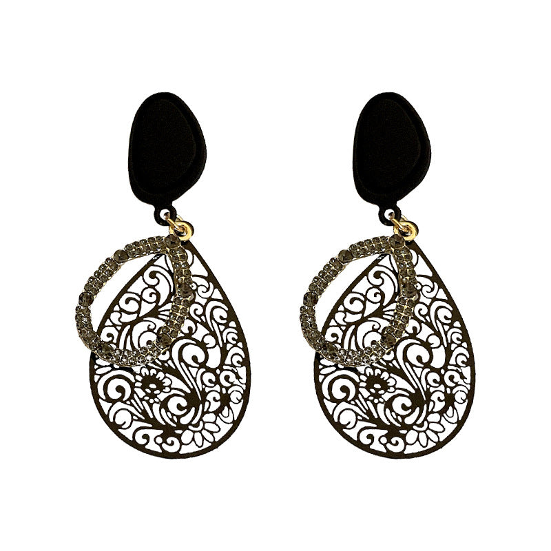 Niche Design Vintage High-grade Light Luxury Earrings