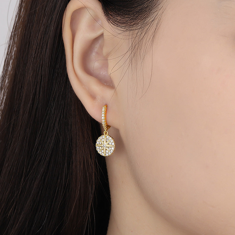 Women's Round Light Luxury Niche Design Advanced Earrings