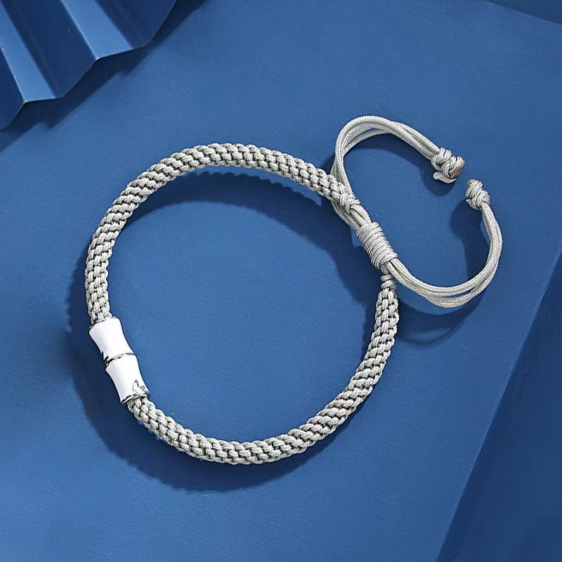 Women's & Men's Couple Pair Simple Niche Design Joint Woven Hand Bracelet