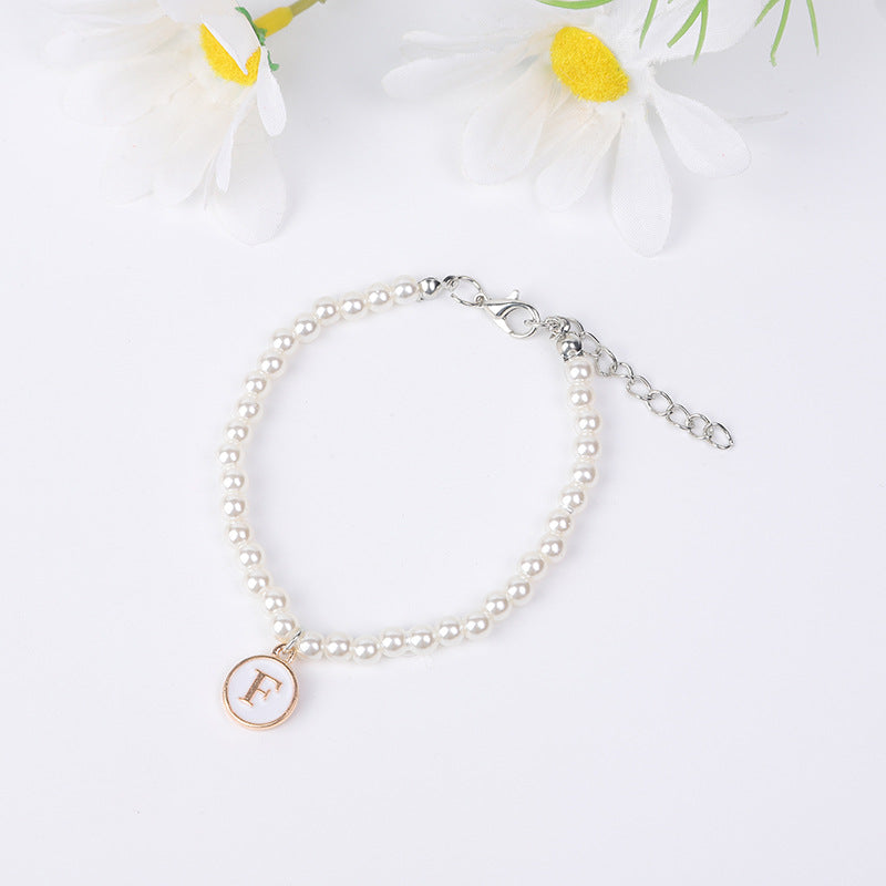 Simple Pearl English Your Name Female Bracelets