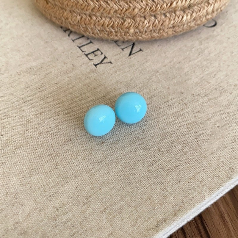 Color Candy Steamed Bread Ear Female High-grade Sweet Rings
