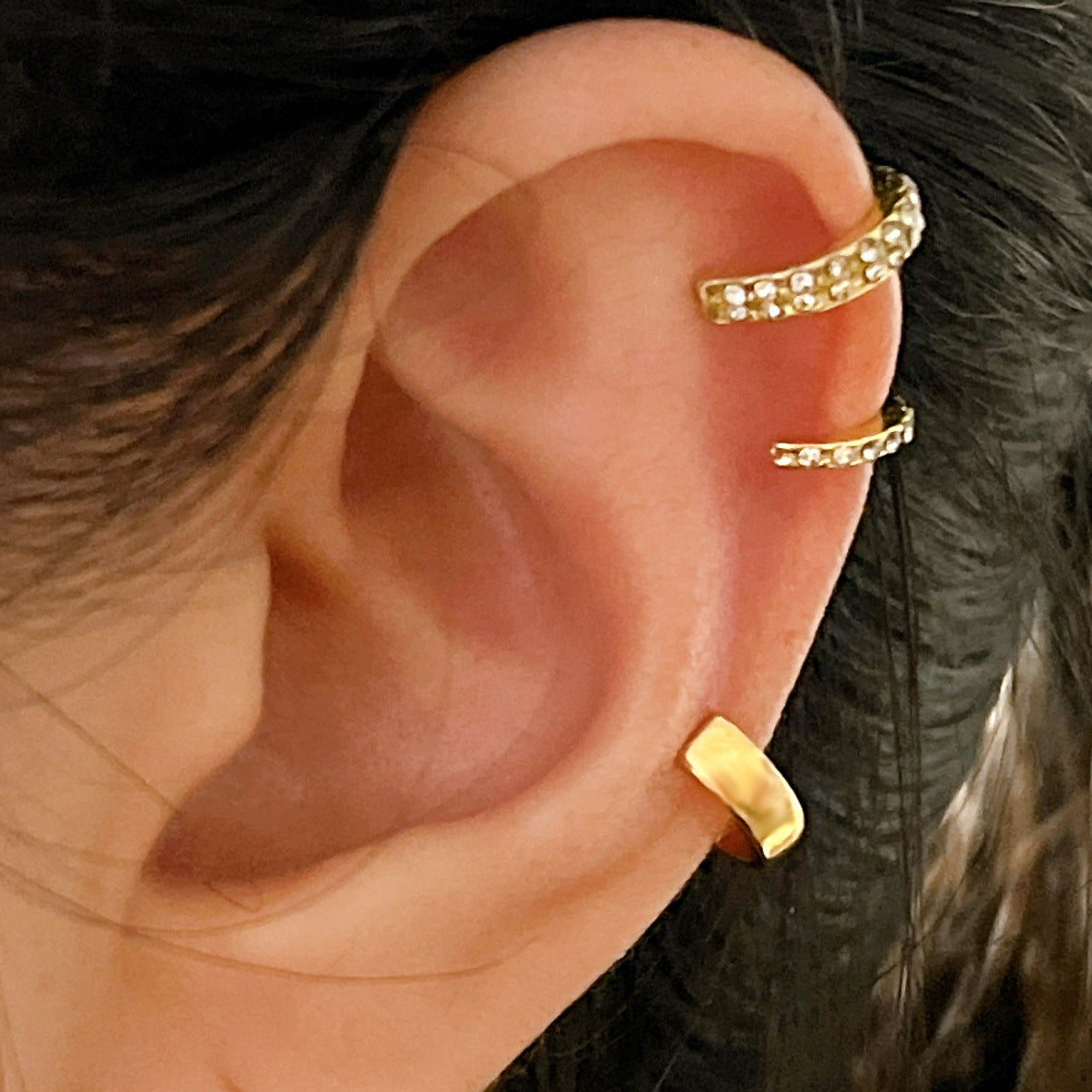 Diamond Type Bone Personality Fashion Small Ear Clip