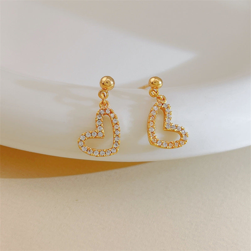 Boucles d'oreilles de haute qualité, Design de niche tendance, Style froid simple