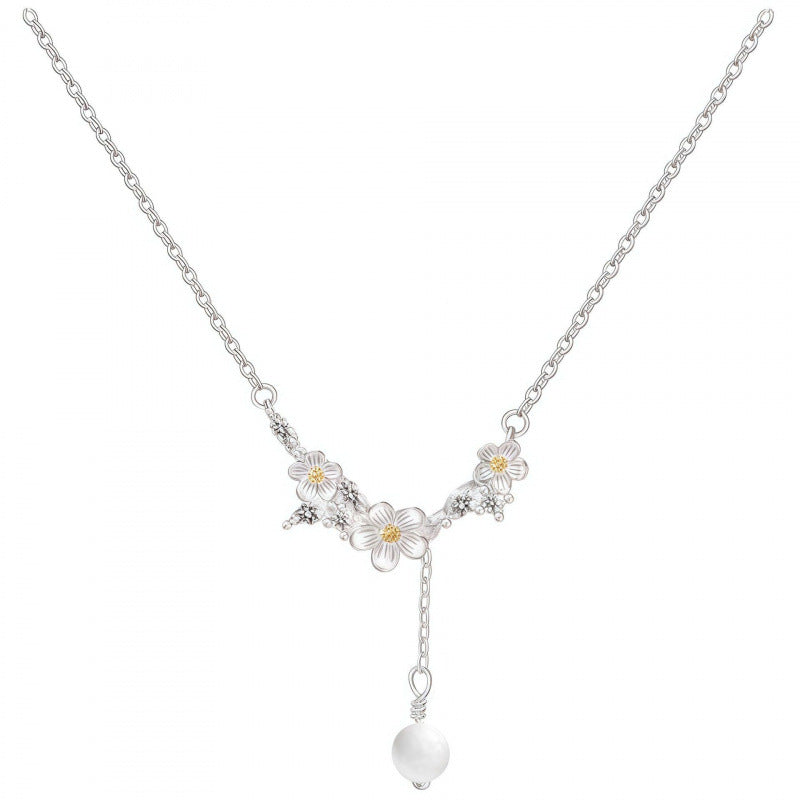 Female Niche Simple Fresh Sweet Light Luxury Advanced Design Get Necklace