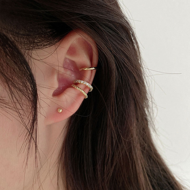 Without Pierced Female Graceful Fashionable Retro Ear Clip