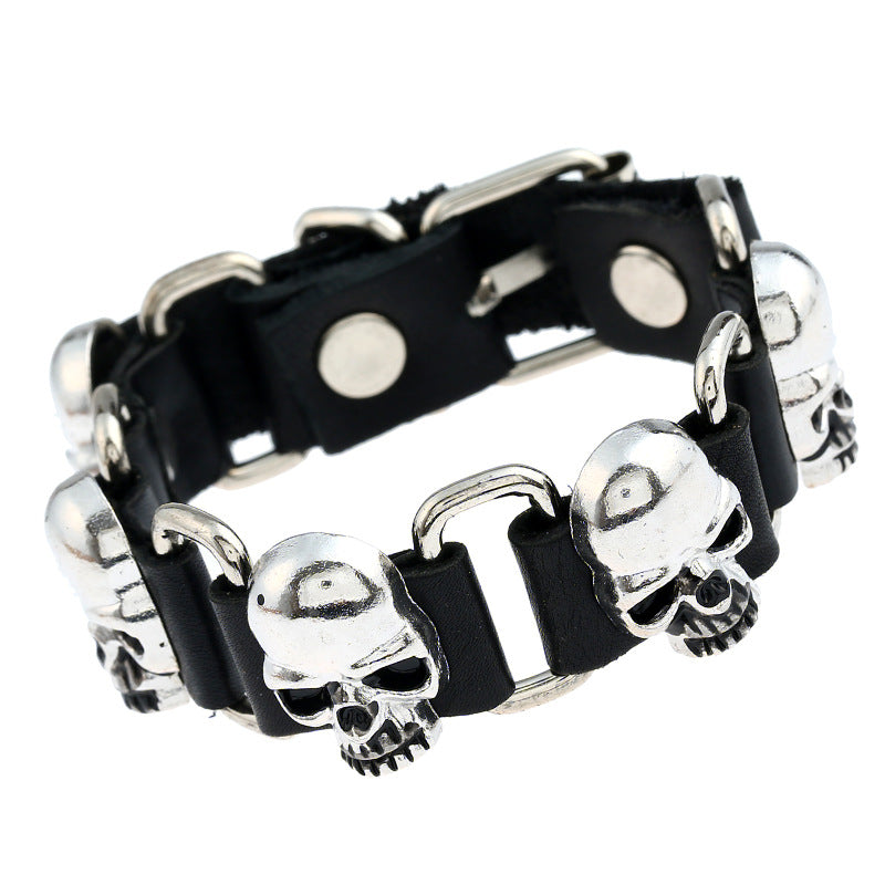 Ornament Personality Trend Punk Cattle Leather Bracelets