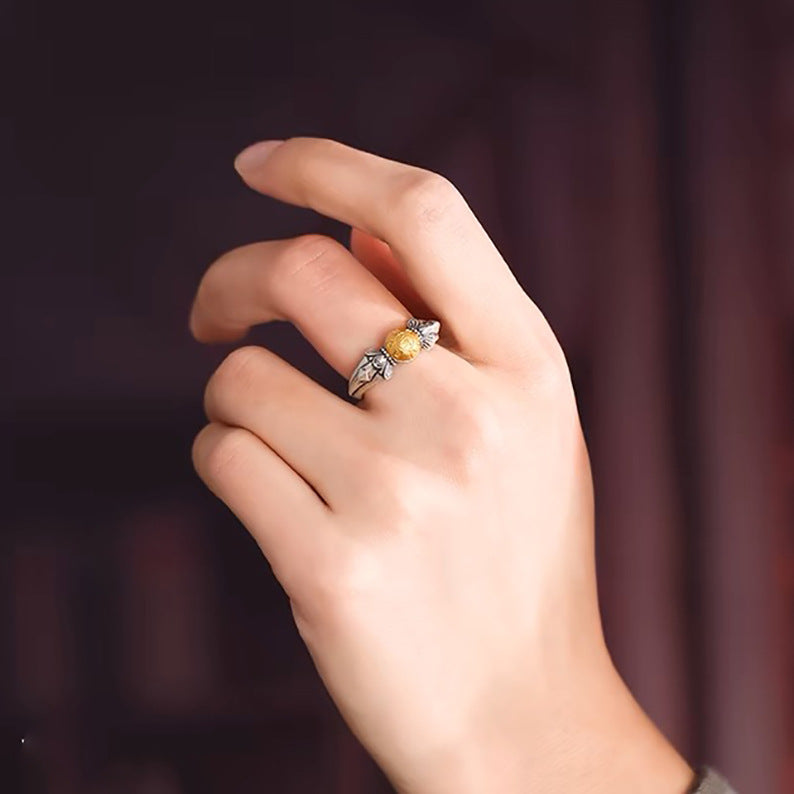 Women's & Men's Retro Wisdom Eye Ethnic Style National Fashion Handmade Art Rings
